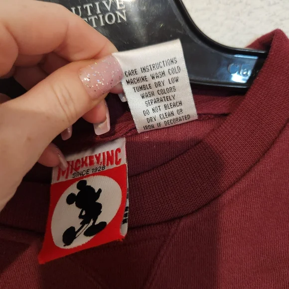 Mickey Inc Mickey Mouse Disney 80s 90s Vintage Crewneck Sweatshirt Size Medium - Picture 8 of 8